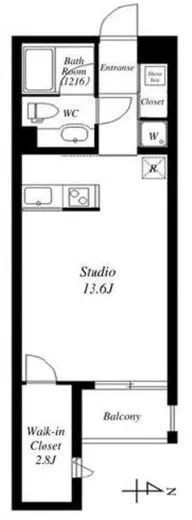 エルスタンザ下北沢 5階 36.95㎡