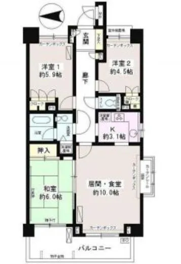 パーク・ハイム中野坂上 7階 67.3㎡