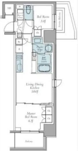 クレストコート東中野 304