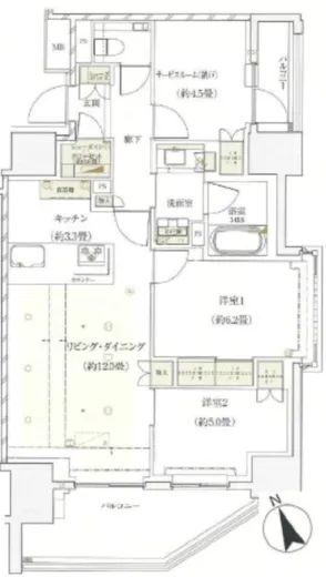 ザ・パークハウス文京本駒込 6階 67.08㎡