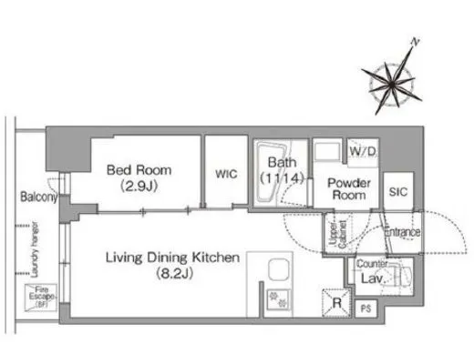 コンフォリア・リヴ新中野SOUTH 802