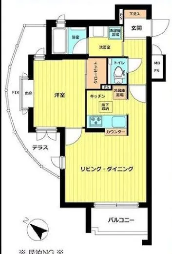 プレシャスヒル大崎 1階 46.11㎡