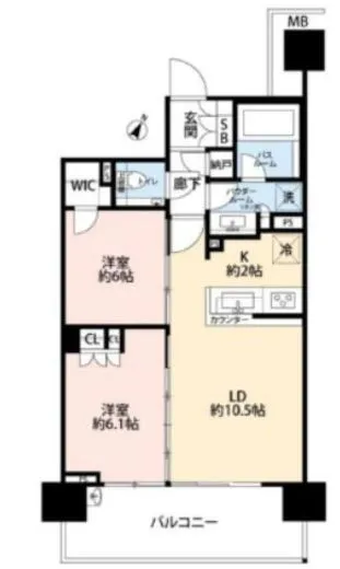 THE ITABASHIテラス 14階 55.95㎡