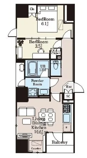 ザ・ライオンズフォーシア町屋 803