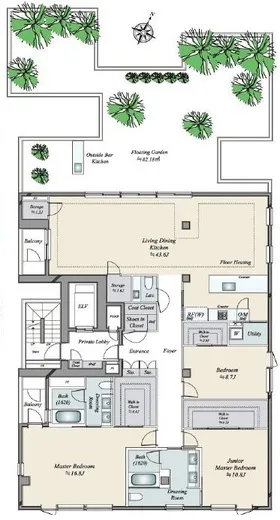 HILLPEAK TOKIWAMATSU 2階 199.12㎡