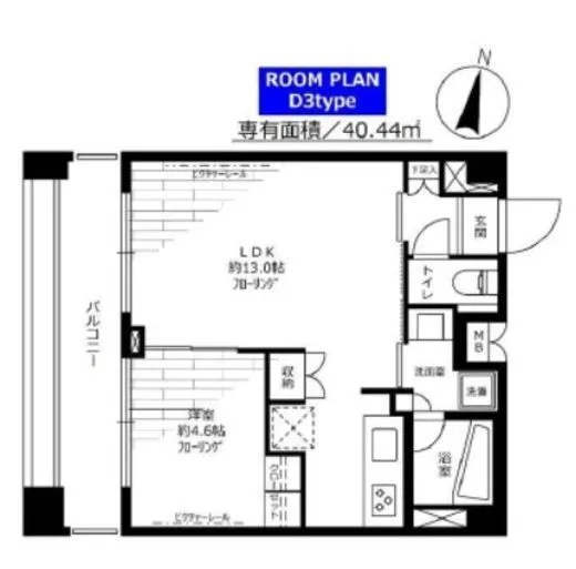 ステージグランデ錦糸町 6階 40.44㎡