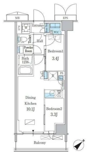 パークアクシス品川南大井パークフロント 348