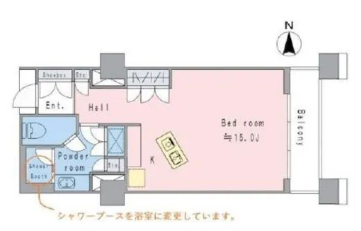 シティフロントタワー 6階 41.23㎡