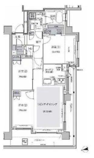 グランドメゾン等々力レジデンス 1階 73.26㎡