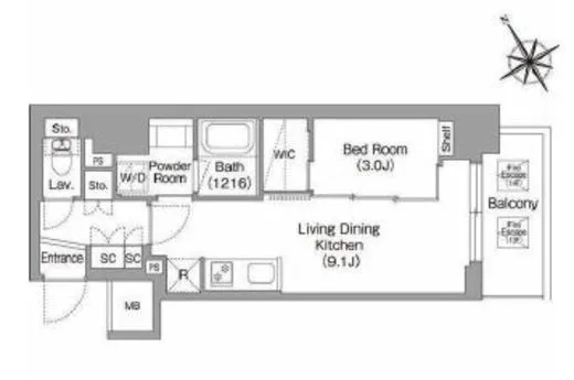 バウスフラッツ蔵前 1004