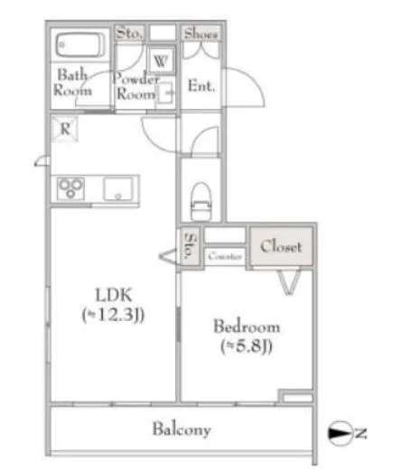 ベレオ三軒茶屋 201