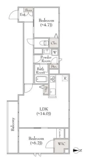 ベレオ三軒茶屋 206