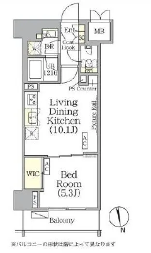 ザ・パークハビオ神楽坂レジデンスＳｏｕｔｈ 1021
