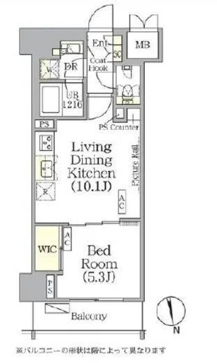 ザ・パークハビオ神楽坂レジデンスＳｏｕｔｈ 821
