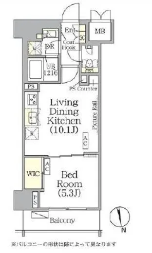 ザ・パークハビオ神楽坂レジデンスＳｏｕｔｈ 217