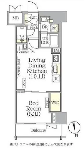 ザ・パークハビオ神楽坂レジデンスＳｏｕｔｈ 818