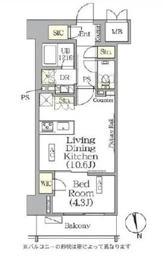 ザ・パークハビオ神楽坂レジデンスＳｏｕｔｈ 1023
