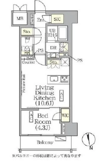 ザ・パークハビオ神楽坂レジデンスＳｏｕｔｈ 220