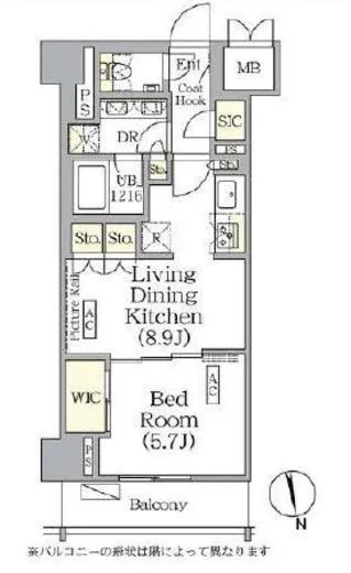 ザ・パークハビオ神楽坂レジデンスＳｏｕｔｈ 425