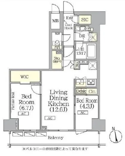 ザ・パークハビオ神楽坂レジデンスＳｏｕｔｈ 1005