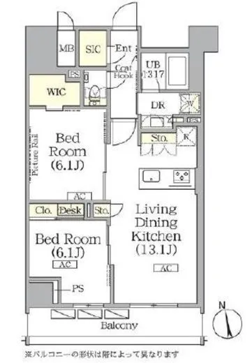 ザ・パークハビオ神楽坂レジデンスＳｏｕｔｈ 1002