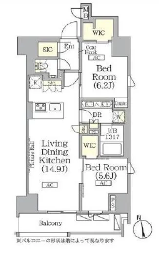 ザ・パークハビオ神楽坂レジデンスＳｏｕｔｈ 1012