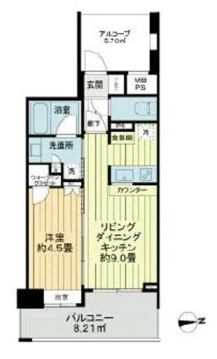 グローベルザ・スイート上野 7階 32.88㎡