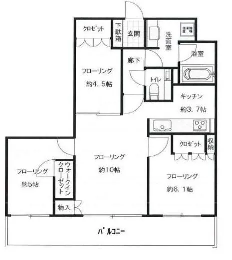 アトラスタワー西新宿 11階 65.34㎡