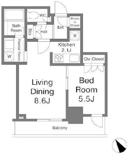 パークタワー池袋イーストプレイス 9階 39.47㎡