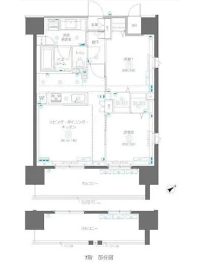 アルファレジデンシア南千住 14階 62.72㎡