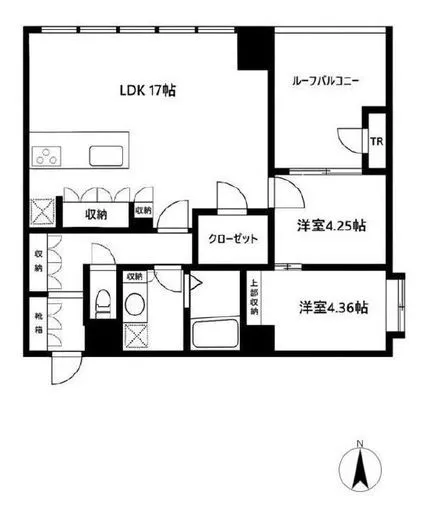 ゼファー芝公園 5階 61.96㎡