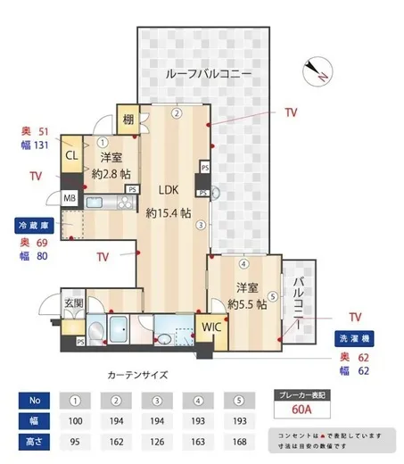ＺＯＯＭ下丸子 5階 54.27㎡