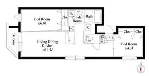 グランパセオ代々木上原Ⅱ 201