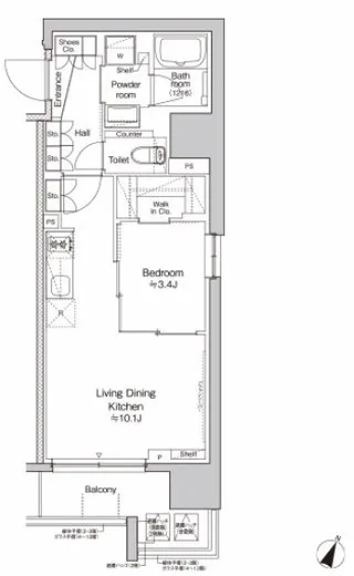 プラウドフラット大井町 1103