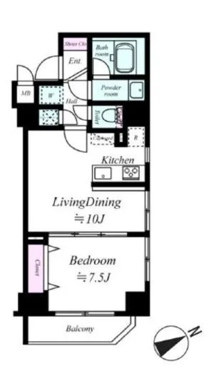 ハーモニーレジデンス浅草 9階 40.53㎡
