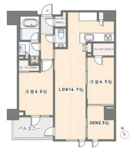 サンウッド大森山王三丁目 5階 62.16㎡