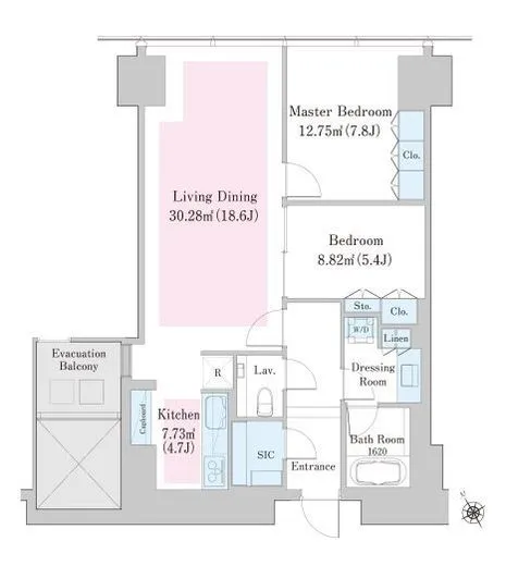 セントラルパークタワー・ラ・トゥール新宿ファースト 2211