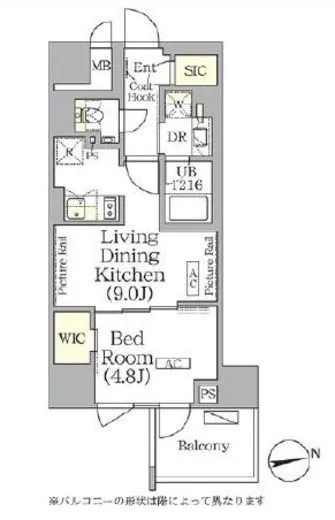 ザ・パークハビオ神楽坂レジデンスＳｏｕｔｈ 1014