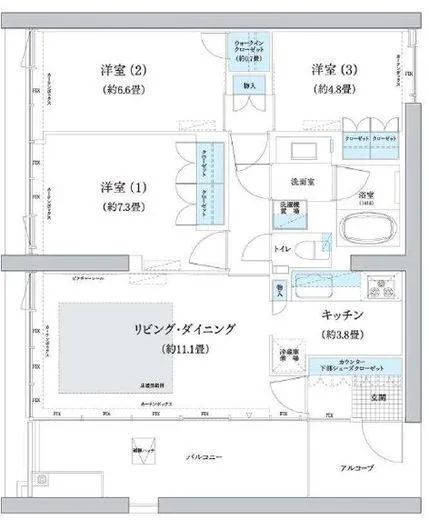 ガーデニエール砧　ＷＥＳＴ 725