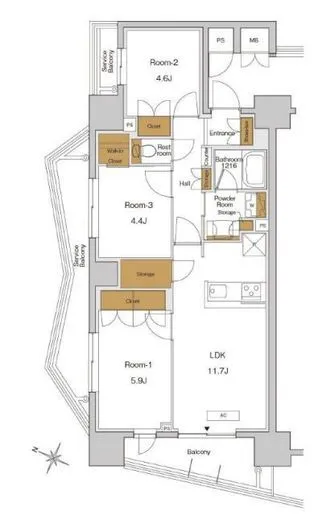 RJRプレシア東十条ガーデン 401