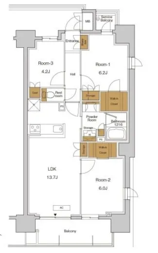 RJRプレシア東十条ガーデン 1012