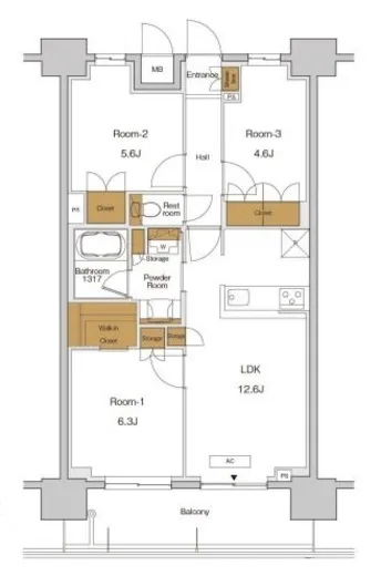 RJRプレシア東十条ガーデン 1010