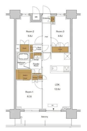 RJRプレシア東十条ガーデン 1008