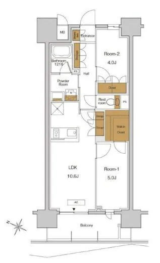 RJRプレシア東十条ガーデン 1004