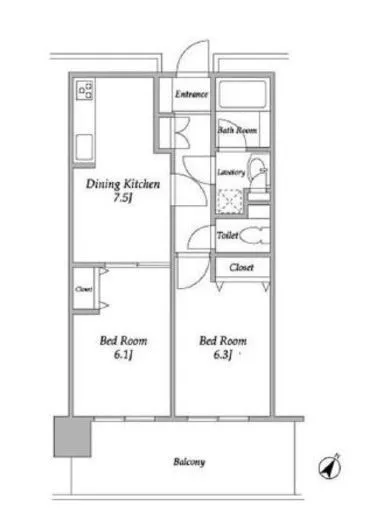 プラザタワー勝どき 3005