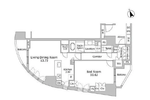 プラウド渋谷東 7階 70.71㎡