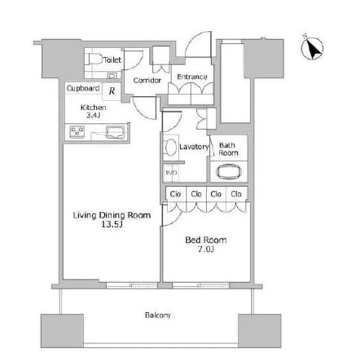 麻布台ヒルズレジデンスB 8階 60.9㎡