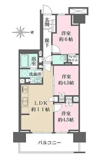 ザ・パークハウス亀戸九丁目 13階 60.18㎡