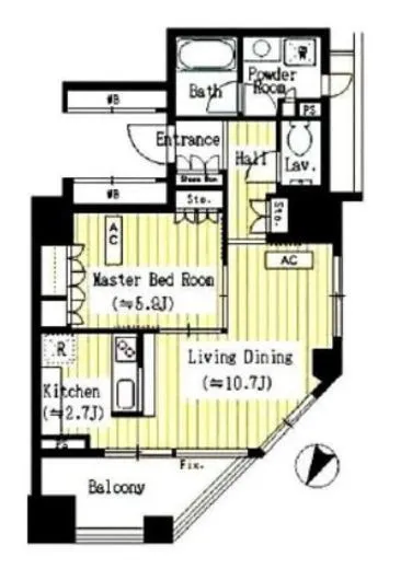 五番町マンション 12階 50.32㎡