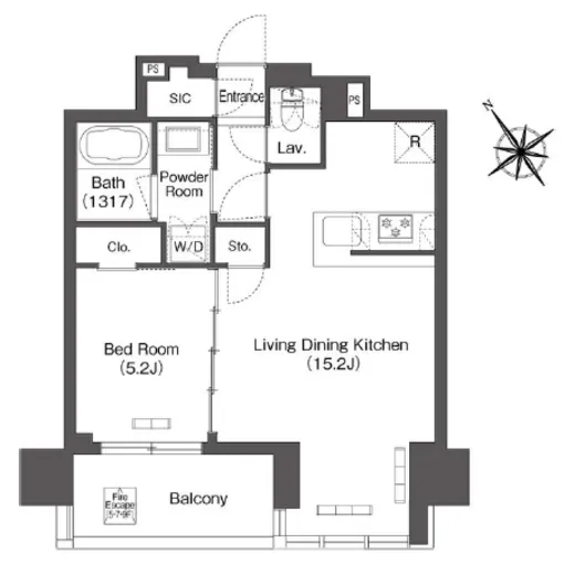 コンフォリア芝浦ＭＯＫＵ 502